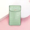 Fashnzfab Alligator Pattern Faux Leather Travel Neck Pouch Bag In Green
