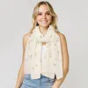 Fashnzfab Anchor Patterned Scarf In Multi