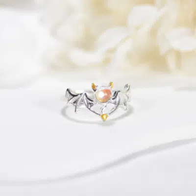 Fashnzfab Angel/demon Wing Rings (adjustable) In Multi