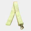 Fashnzfab Animal Patterned Genuine Fur Calf Bag Strap In Green