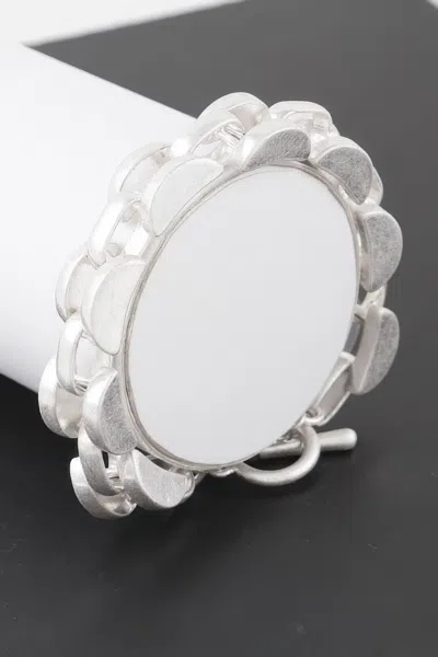 Fashnzfab Arch Link Chain Bracelet In Multi