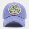 Fashnzfab As A Mother Message Vintage Baseball Cap In Purple