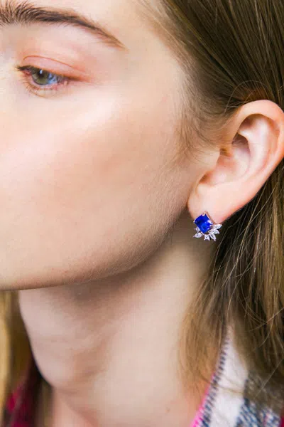 Fashnzfab Avon Royal Blue Earrings