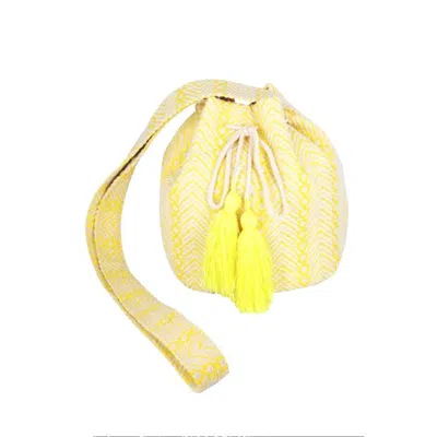 Fashnzfab Aztec Jaquard Boho Swing Bucket Bag