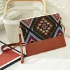 Fashnzfab Aztec Pattern Mini Clutch / Crossbody Bag In Multi