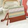 Fashnzfab Aztec Pattern Mini Clutch Crossbody Bag In Multi