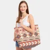 Fashnzfab Aztec Pattern Tote Bag In Multi