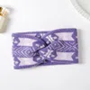 Fashnzfab Aztec Patterned Knit Earmuff Headband In Purple