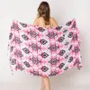 Fashnzfab Aztec Print Scarf In Pink