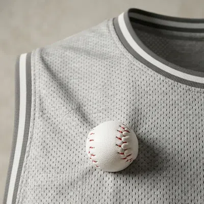 Fashnzfab Baseball Lapel Pin Brooch In Red