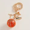 Fashnzfab Basketball Keychain / Bag Charm In Gold