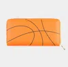 Fashnzfab Basketball Wallet In Orange