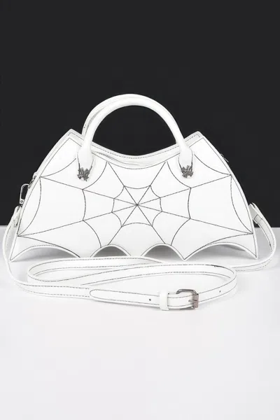 Fashnzfab Bat Novelty Bag In White
