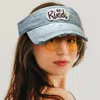 Fashnzfab Be Kind Vintage Visor Hat In Multi
