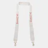 Fashnzfab Be Strong Message Seed Beaded Bag Strap In Multi