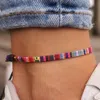 Fashnzfab Beach Surfer Anklet (adjustable) In Multi
