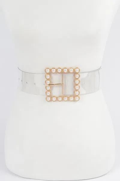 Fashnzfab Beaded Square Plus Size Belt In Multi