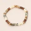 Fashnzfab Beaded Stretch Bracelet In Multi