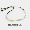 Fashnzfab Beautiful Morse Code Cinch Bracelet Black In Black