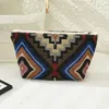 Fashnzfab Big Aztec Pattern Pouch Bag In Multi