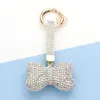 Fashnzfab Bling Bow Keychain In Multi