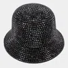Fashnzfab Bling Bucket Hat In Black