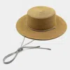 Fashnzfab Bling Chin Tie Straw Sun Hat In Pattern