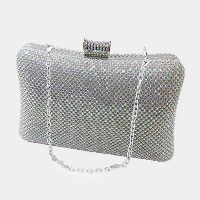 Fashnzfab Bling Evening Tote / Clutch / Crossbody Bag In Multi