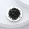 Fashnzfab Bling Folding Table Purse Bag Hook Hanger In Black
