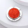 Fashnzfab Bling Folding Table Purse Bag Hook Hanger In Orange