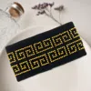 Fashnzfab Bling Greek Patterned Earmuff Headband In Multi