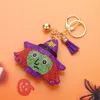 Fashnzfab Bling Halloween Witch Keychain / Bag Charm In Multi