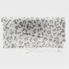 Fashnzfab Bling Leopard Patterned Evening Clutch / Crossbody Bag In Silver
