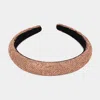 Fashnzfab Bling Padded Headband In Pink