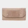 Fashnzfab Bling Rectangle Crossbody Bag In Pink