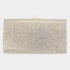 Fashnzfab Bling Rectangle Evening Clutch / Crossbody Bag In Multi