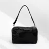 Fashnzfab Bling Rectangle Tote / Crossbody Bag In Black