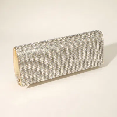 Fashnzfab Bling Solid Evening Clutch / Crossbody Bag In Multi