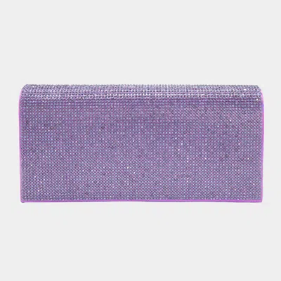 Fashnzfab Bling Solid Evening Clutch Crossbody Bag In Multi