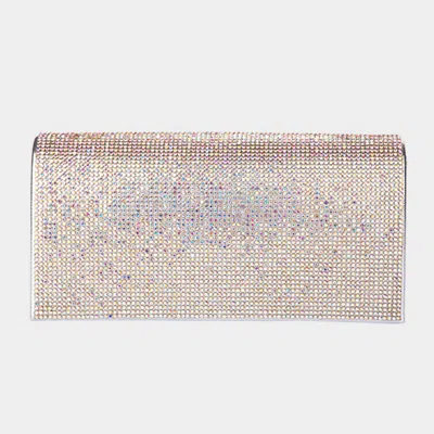 Fashnzfab Bling Solid Evening Clutch Crossbody Bag In Multi