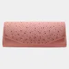 Fashnzfab Bling Solid Rectangle Evening Clutch / Crossbody Bag In Multi