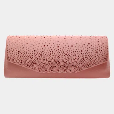 Fashnzfab Bling Solid Rectangle Evening Clutch / Crossbody Bag In Multi