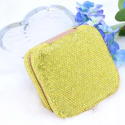 Fashnzfab Bling Square Travel Jewelry Organizer Box