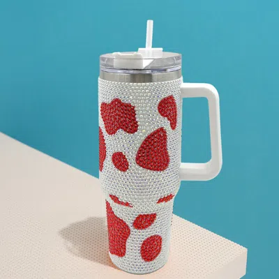 Fashnzfab Bling Studded 40oz Stainless Steel Tumbler