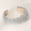 Fashnzfab Bling Studded Cuff Bracelet Ab In Multi