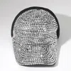 Fashnzfab Bling Studded Glam Baseball Cap In Black