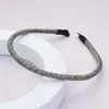 Fashnzfab Bling Studded Headband In Blue