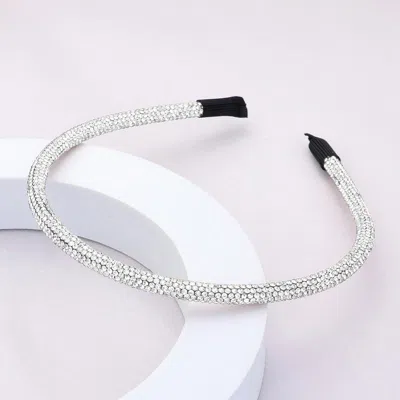 Fashnzfab Bling Studded Headband In Multi