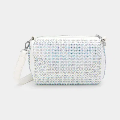Fashnzfab Bling Studded Mini Hand Bag / Crossbody Bag In Multi