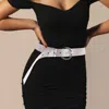 Fashnzfab Bling Studded Solid Belt In Purple